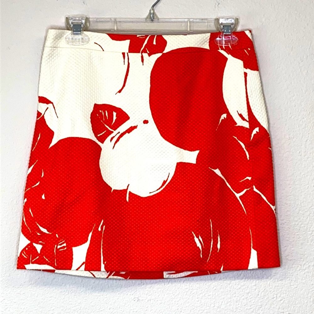 J. Crew Skirt Floral Design Size 2